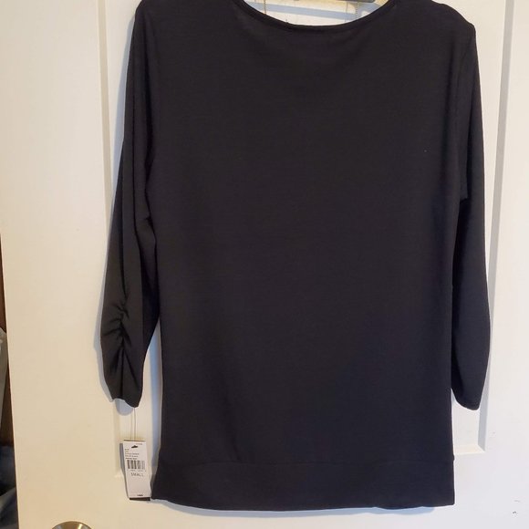 Alyx Womens Boho Faux Wrap Blouse - Picture 5 of 9